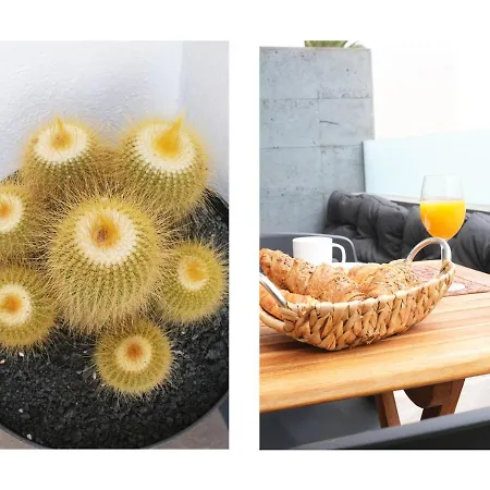 Tatil Evi Casa Bleu - Duplex With Shared Pool, Balcony, Terrace And Grill By Lanzarote *